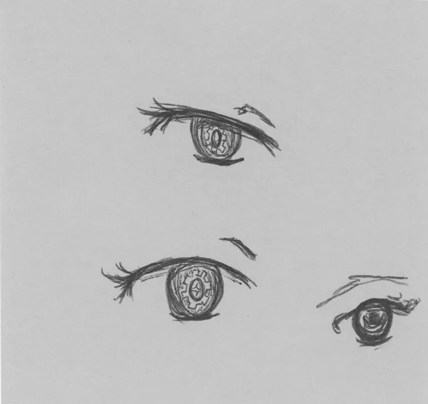 Focus on Mana's eyes